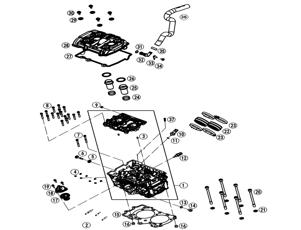 E02-1 Cylinder Head